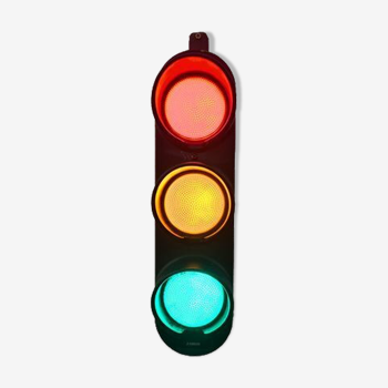 Lamp thick metal traffic light height 44 cm in 220 v