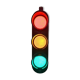 Lamp thick metal traffic light height 44 cm in 220 v