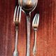 Large serving spoon in very old sterling silver