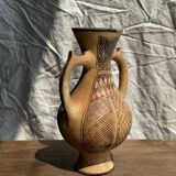 Decorative vase in the shape of an antique style amphora H27