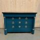 Commode empire bleu canard