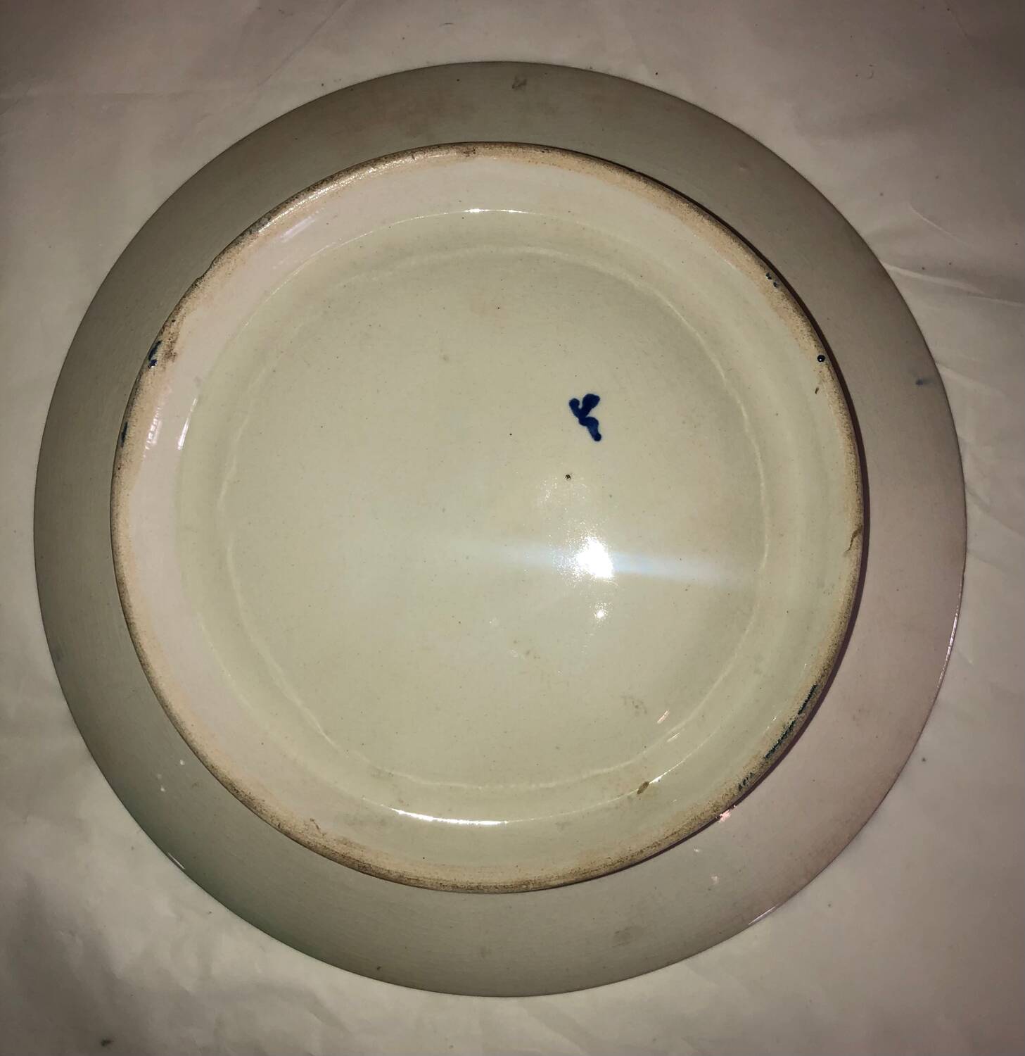 Asparagus plate barbotine Wasmuel