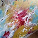 Painting 145cm Acrylic on panel surrealism white bear