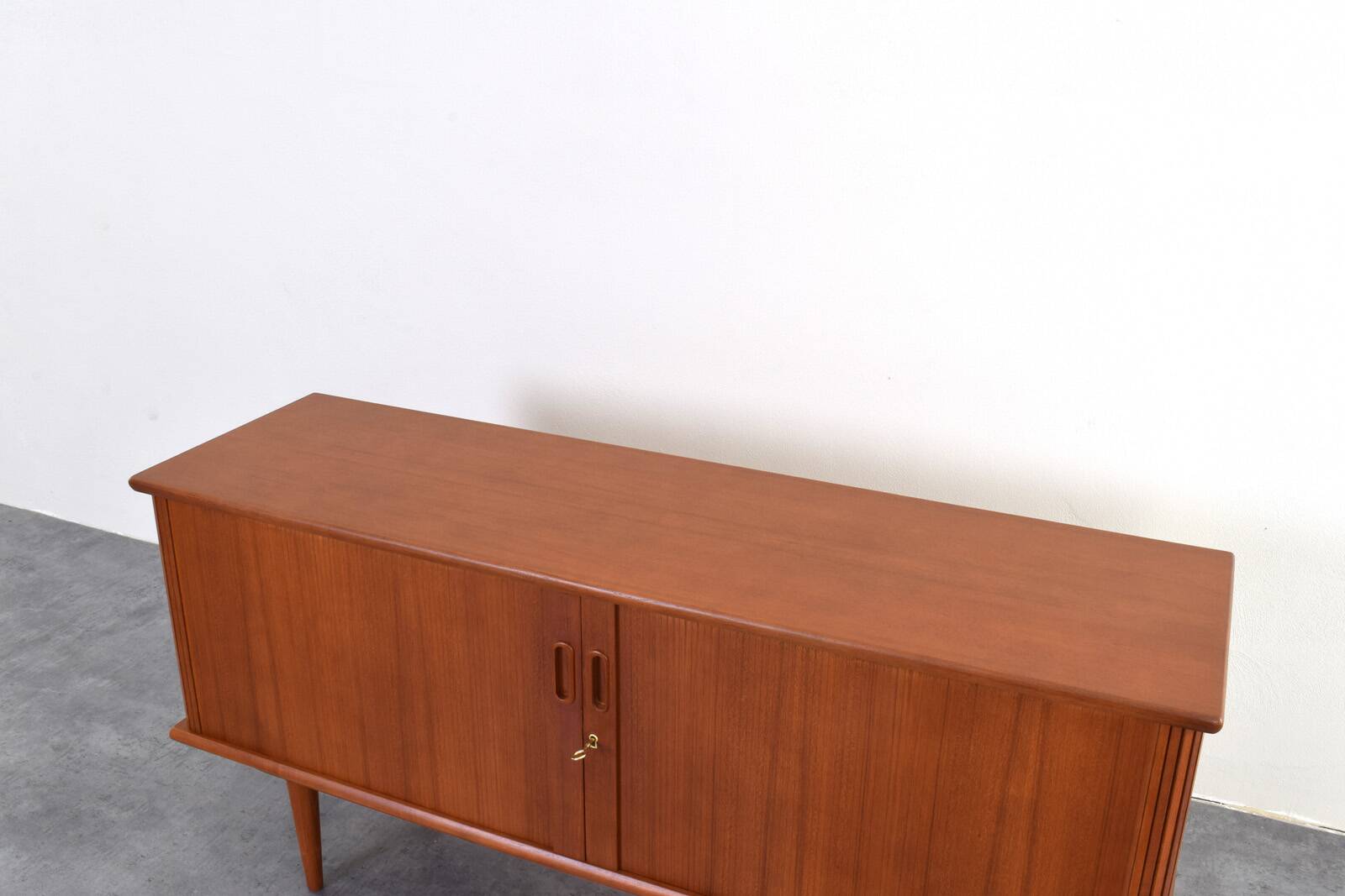 Mid-Century Danish Teak Tambour Sideboard, 1960s