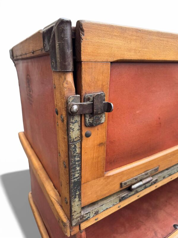 Caisse buffet bar / étagère – Mobilier industriel « Suroy »