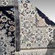 Tapis d'orient persan iran naïn signé habibian