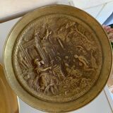 Coupe bronze XIX siecle scène antique
