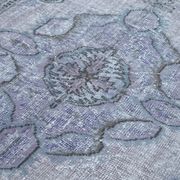 Tapis anatolien rustique des années 1980 noué à la main 174 cm x 280 cm gris