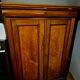 Louis Philippe Wardrobe Cabinet Mahogany 19th Century