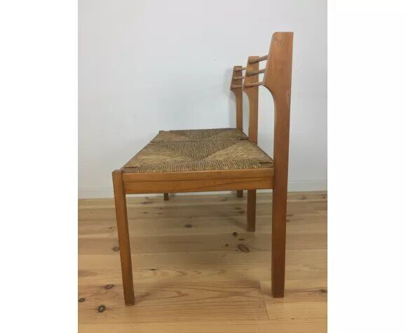 Modernist bench mulched 1950s in wood