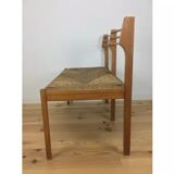 Modernist bench mulched 1950s in wood