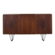 Walnut highboard, Danish design, 1960s, production: Denmark
