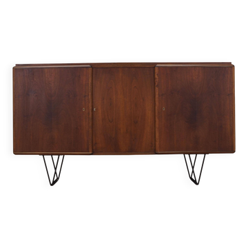 Walnut highboard, Danish design, 1960s, production: Denmark