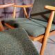 Pair of Ton Thonet Boomerang  chairs