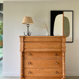 Commode / tiroirs anciens en pin