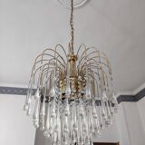 Large Sized Murano Waterfall Chandelier