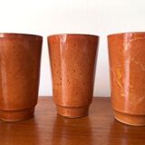 Digoin cups in glazed stoneware