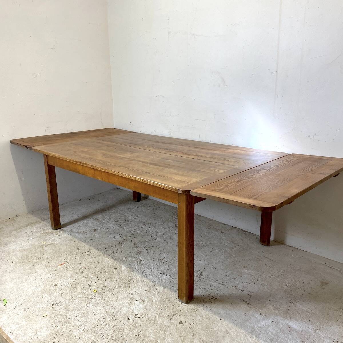 Large vintage 1950s farmhouse table
