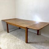 Large vintage 1950s farmhouse table