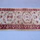 Very long tribal runner 440x82 cm tribal rug, beige, blue, vintage 2506