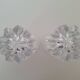 Water glasses or vintage crystal aperitif glasses