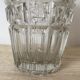 70s glass vase, 30 cm