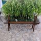Pair of solid oak benches