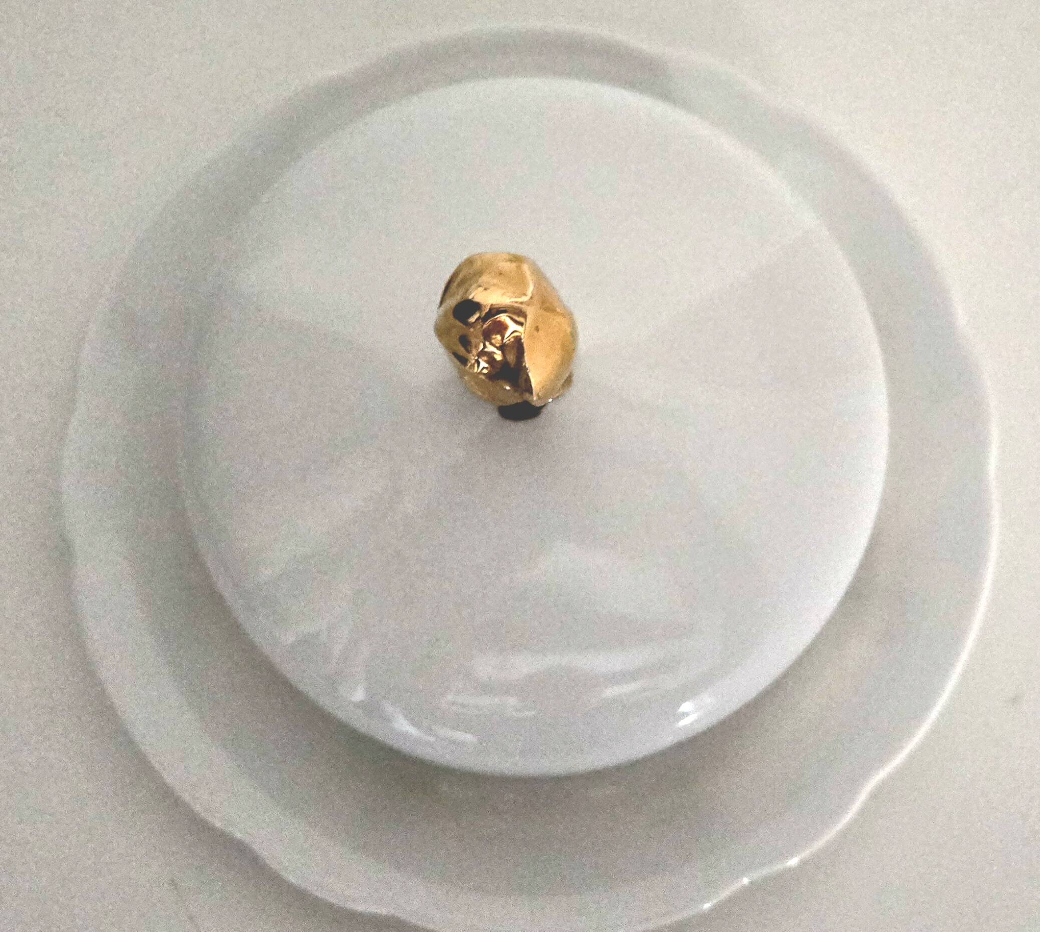 Vintage porcelain butter dish