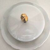 Vintage porcelain butter dish