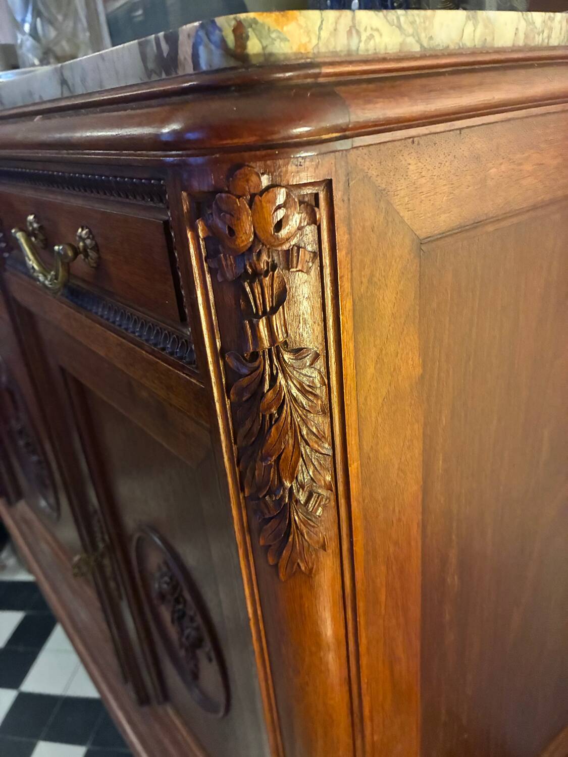 Marble sideboard