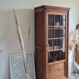 Antique Parisian glass cabinet - bonnet-maker type
