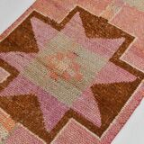 Pink Orange Turkish Runner Rug 87x316Cm SK 23422