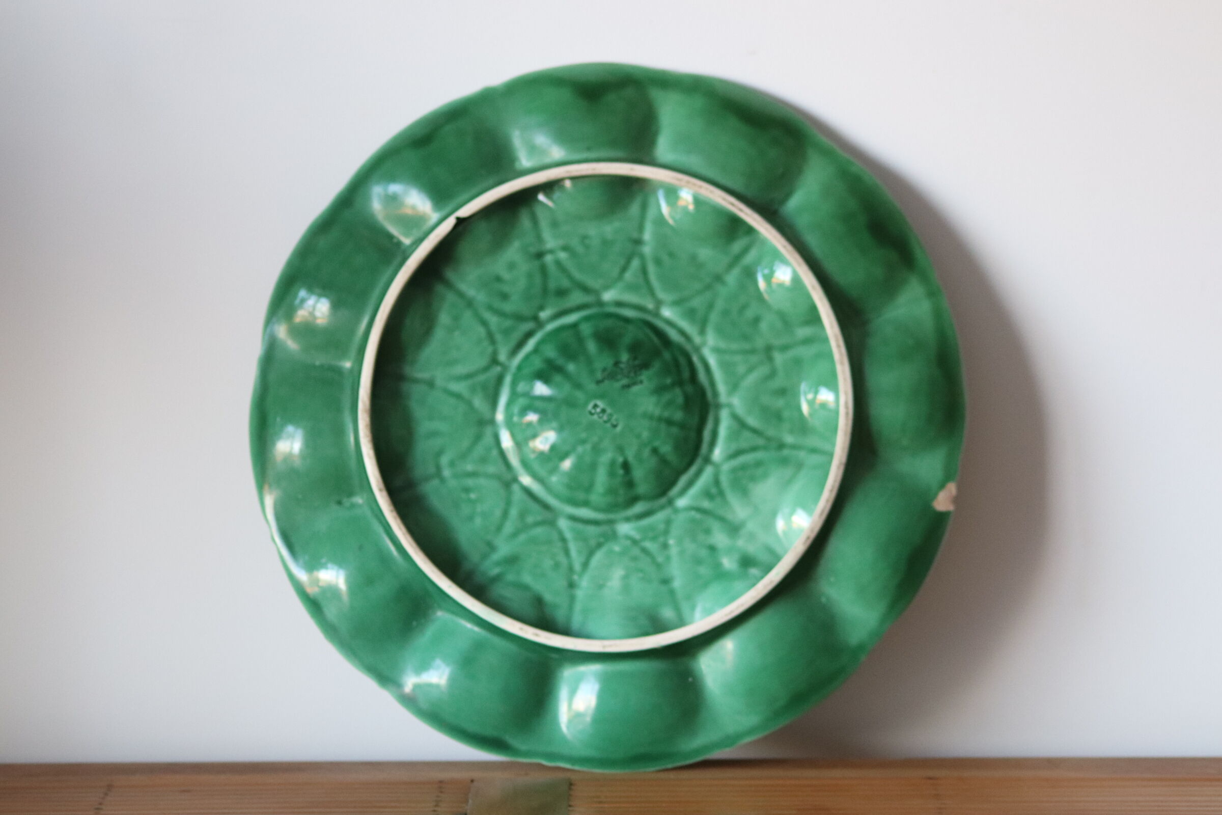 Large oyster dish Sarreguemines Digoin