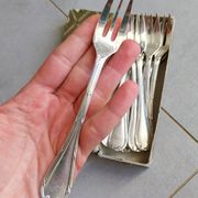 12 oyster forks Christofle
