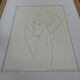 Lithograph by Henri Matisse "Young girl arranging her hair" 1934