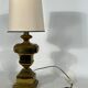 Vintage Large Italian Solid Brass table lamp from 50s
