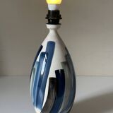 Vintage ceramic terracotta lamp 80s 90s