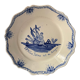 Nevers earthenware patronymic plate