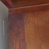 Antique trunk bench - Louis Philippe style - trunk seat - solid wood