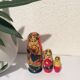 Vintage ancient Russian Matriochka dolls