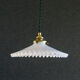 Antique suspension in white opaline comes with new brass socket