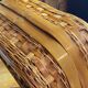 Wicker and wood suitcase