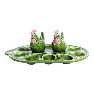 service à œufs en faïence