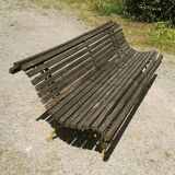 Garden bench park vintage square