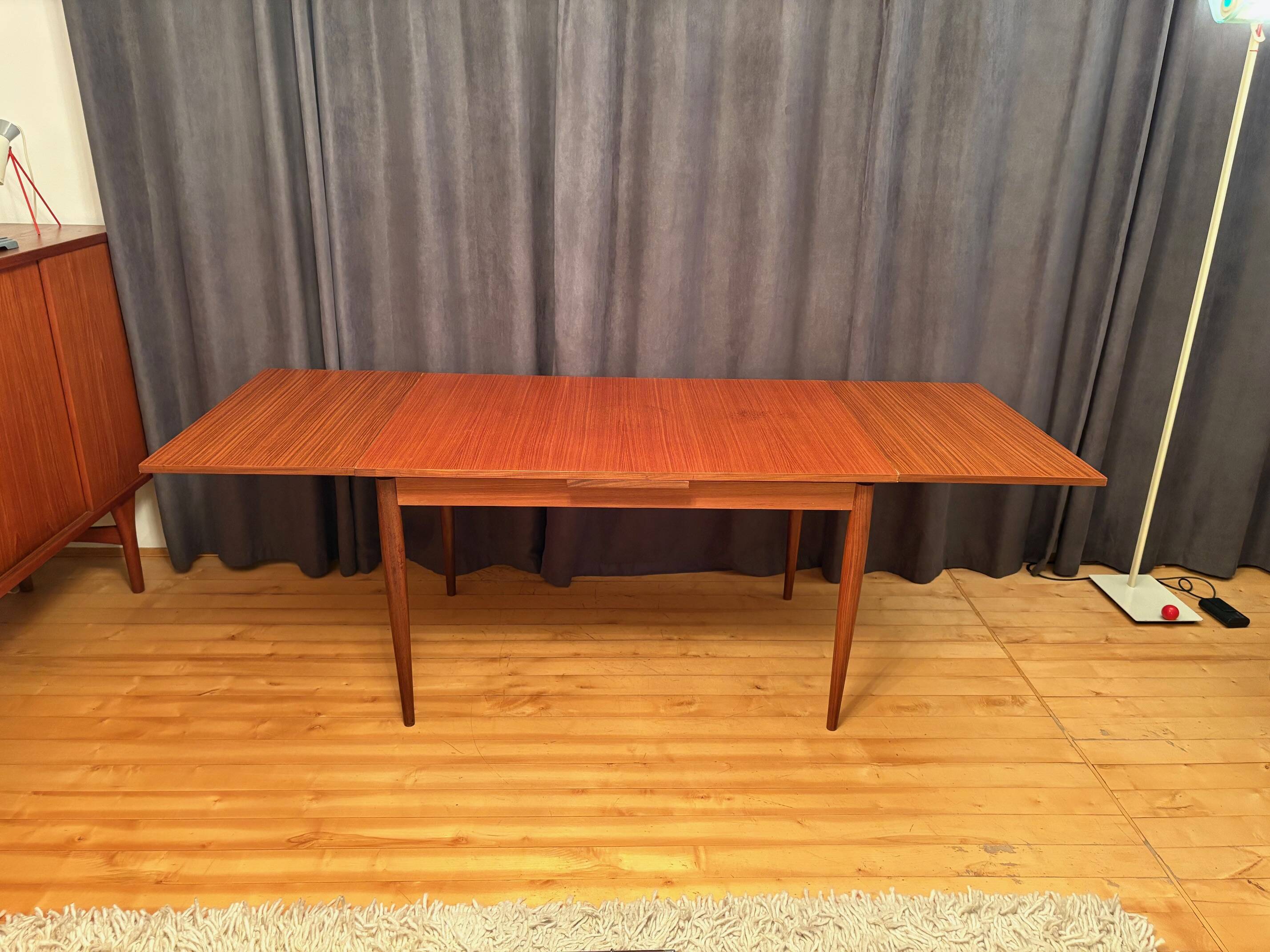 Large teak table from Lübke, Germany, 1960s