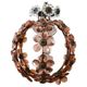 Pendant Lamp In Iron And Murano Glass, Italy Early 20th Century
