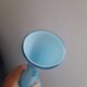 Beautiful blue Italian opaline vase