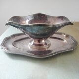 Silver plated sauce boat