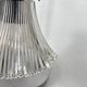 Old wall light swan neck brass tulip transparent glass vintage decoration LAMP-7177