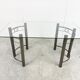 Post modern dining chairs and table, 1980s